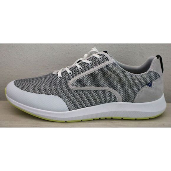 Vince Camuto Men's Sz 10M White/Nimbus 2-Tone Emmitt Mesh Sneakers - Picture 8 of 11